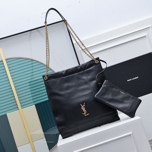 YSL original lambskin jamie 4.3 pochon bag 781666 black