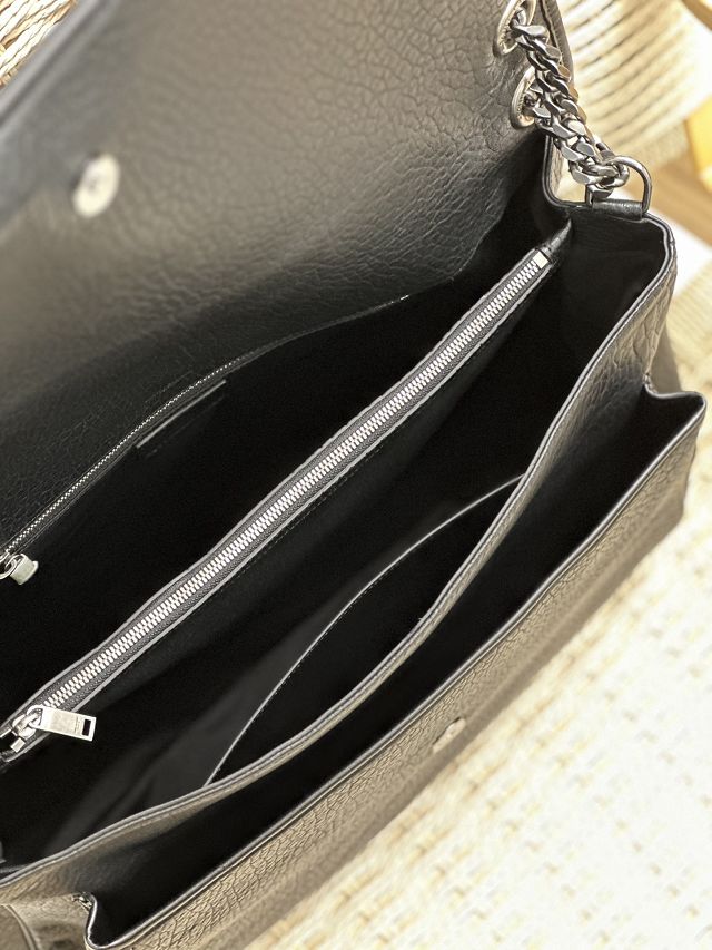 YSL original calfskin jumbo niki bag 755857 black