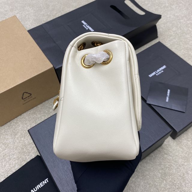 YSL original lambskin jamie 4.3 small bag 763475 white