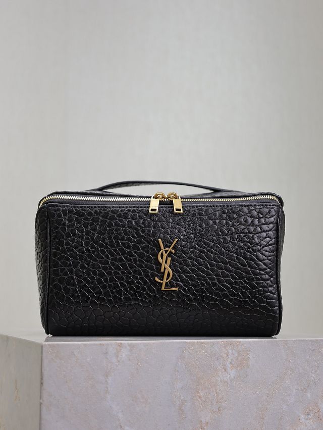 YSL original lambskin gaby vanity case 753171 black