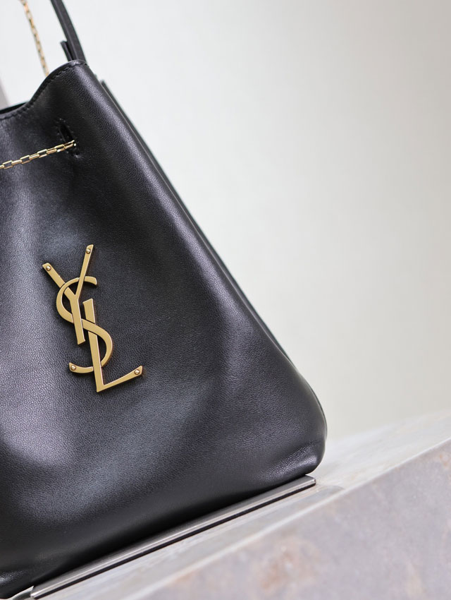 YSL original lambskin pouch 801070 black