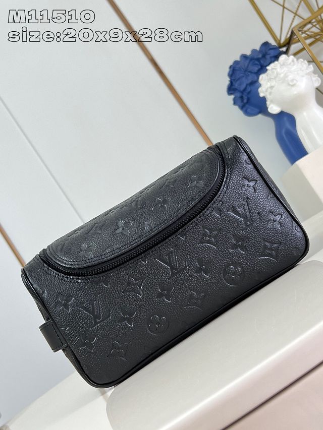 Louis vuitton original calfskin toiletry bag M11512 black