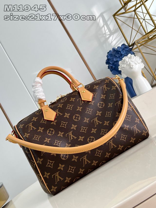 Louis vuitton original monogram canvas speedy soft 30 crafty M11945