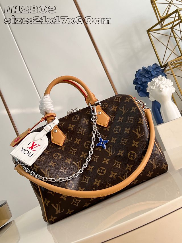 Louis vuitton original monogram canvas speedy soft 30 crafty M12803