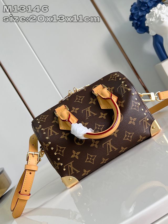 Louis vuitton original monogram canvas  speedy trunk 20 M13146