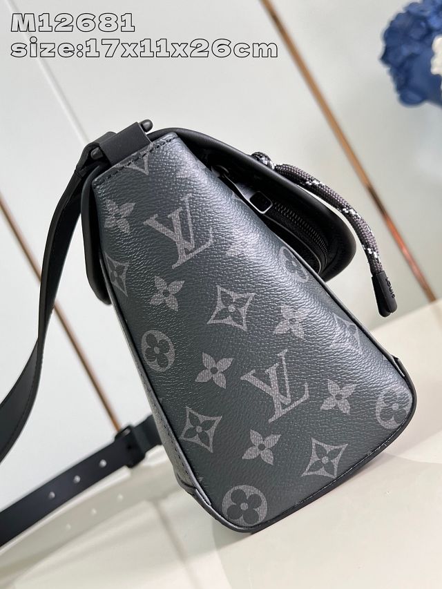 Louis vuitton original monogram eclipse pulse shoulder bag m12681 