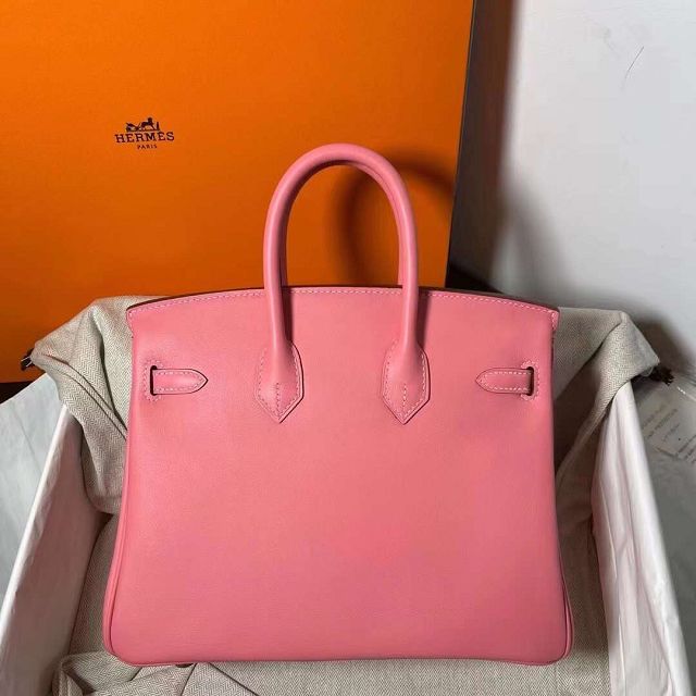 Hermes original swift leather birkin 35 bag H35-5 rose dete