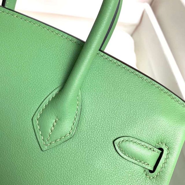 Hermes original swift leather birkin 30 bag H30-5 vert criquet