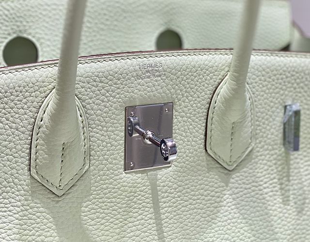 Hermes original togo leather birkin 35 bag H35-1 vert fizz