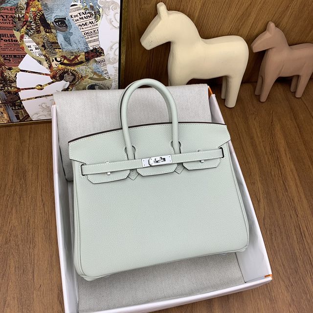 Hermes original togo leather birkin 35 bag H35-1 grey neve