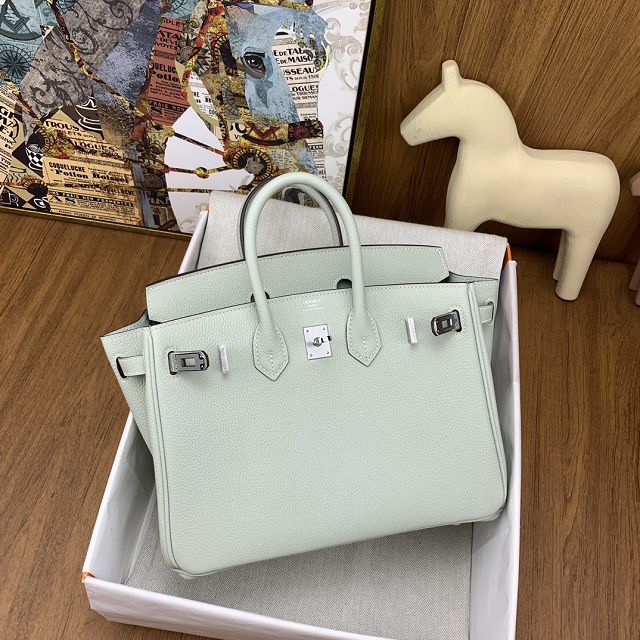 Hermes original togo leather birkin 35 bag H35-1 grey neve