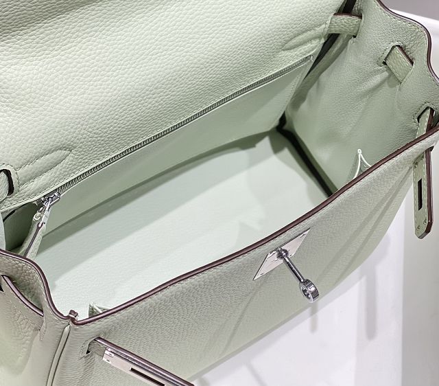 Hermes original togo leather kelly 32 bag K32 vert fizz