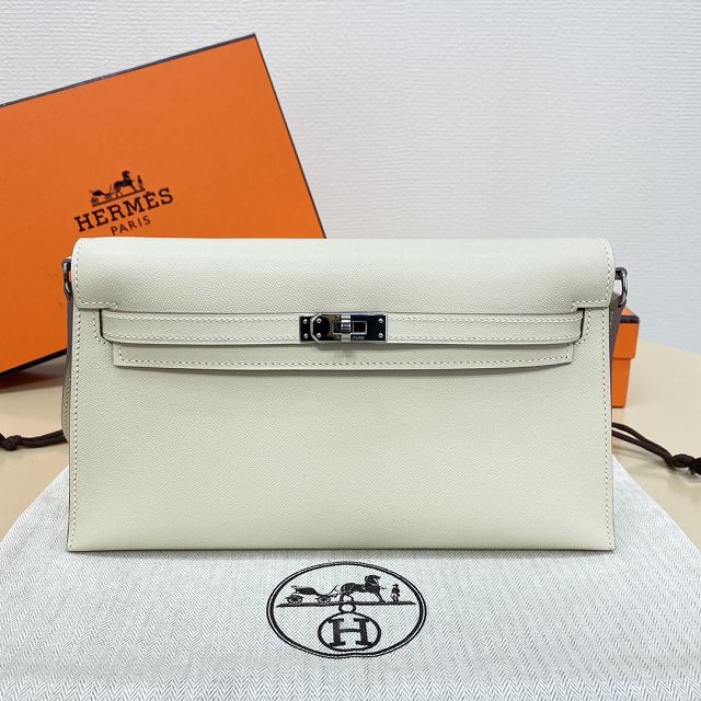 Hermes original madame leather kelly elan KE0028 craie 