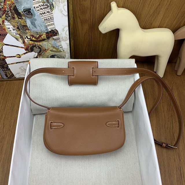 Hermes original swift leather kelly moove bag KM0019 brown