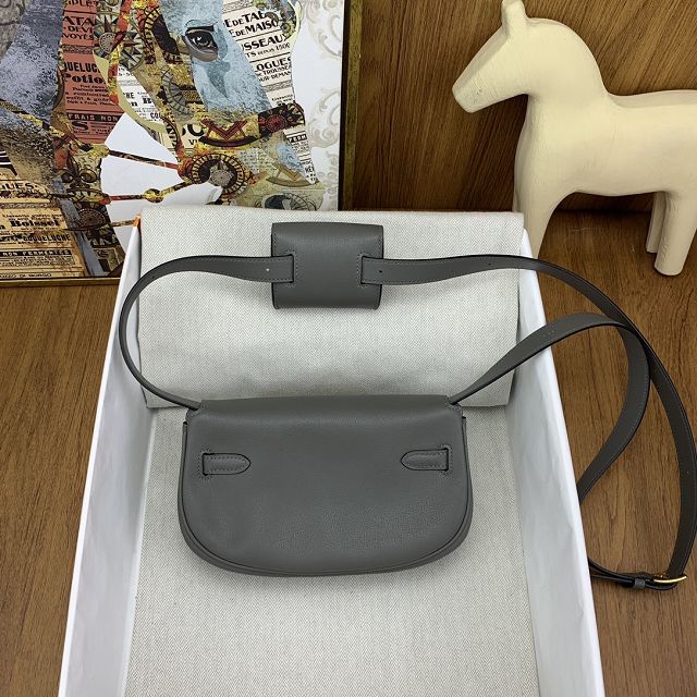 Hermes original swift leather kelly moove bag KM0019 grey meyer