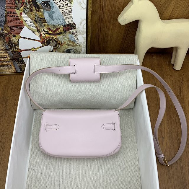 Hermes original swift leather kelly moove bag KM0019 mauve pale