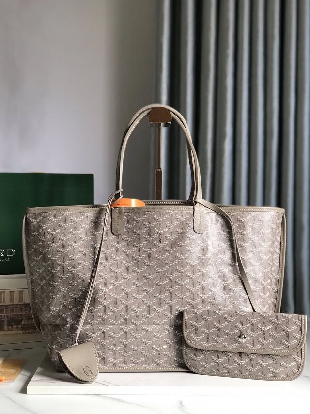 Goyard original calfskin&canvas reversible anjou PM bag GY0087 chai 