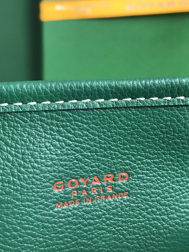 Goyard original calfskin&canvas reversible anjou mini bag GY0086-2 green