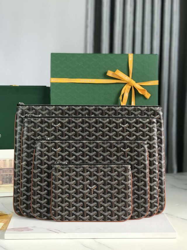 Goyard original canvas senat pouch GY0043