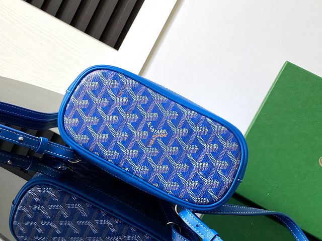 Goyard original canvas alpin mini backpack GY0118 blue