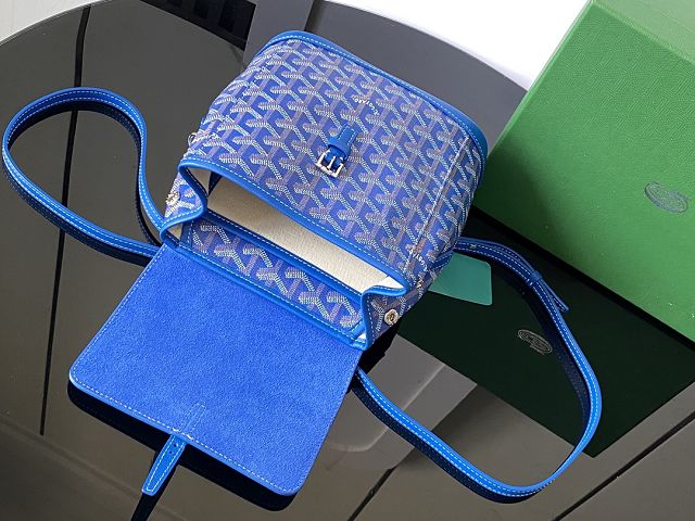 Goyard original canvas alpin mini backpack GY0118 blue