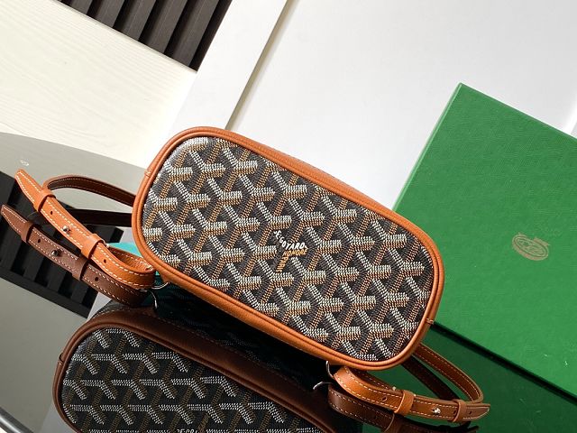 Goyard original canvas alpin mini backpack GY0118 brown