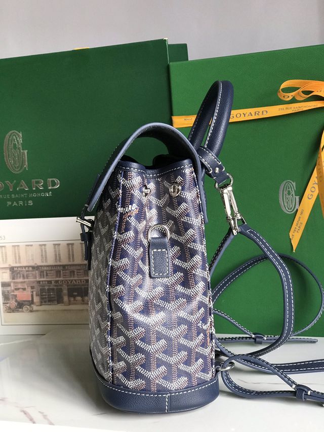 Goyard original canvas alpin mini backpack GY0118 navy blue