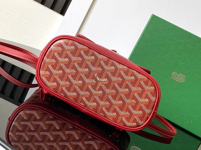 Goyard original canvas alpin mini backpack GY0118 red