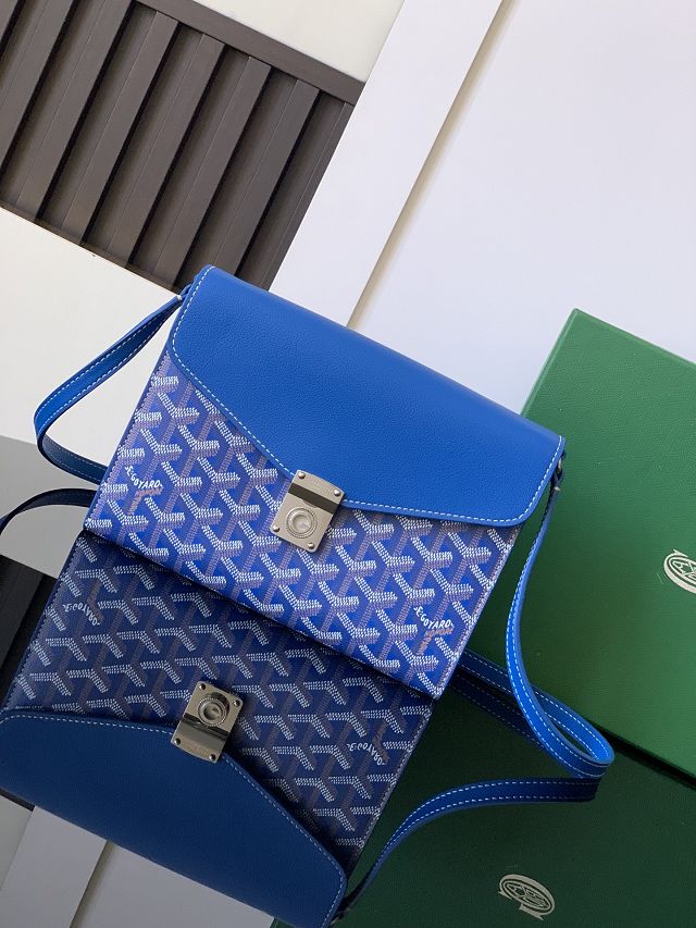 Goyard original canvas chypre wallet-pouch GY0120 blue