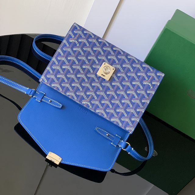 Goyard original canvas chypre wallet-pouch GY0120 blue