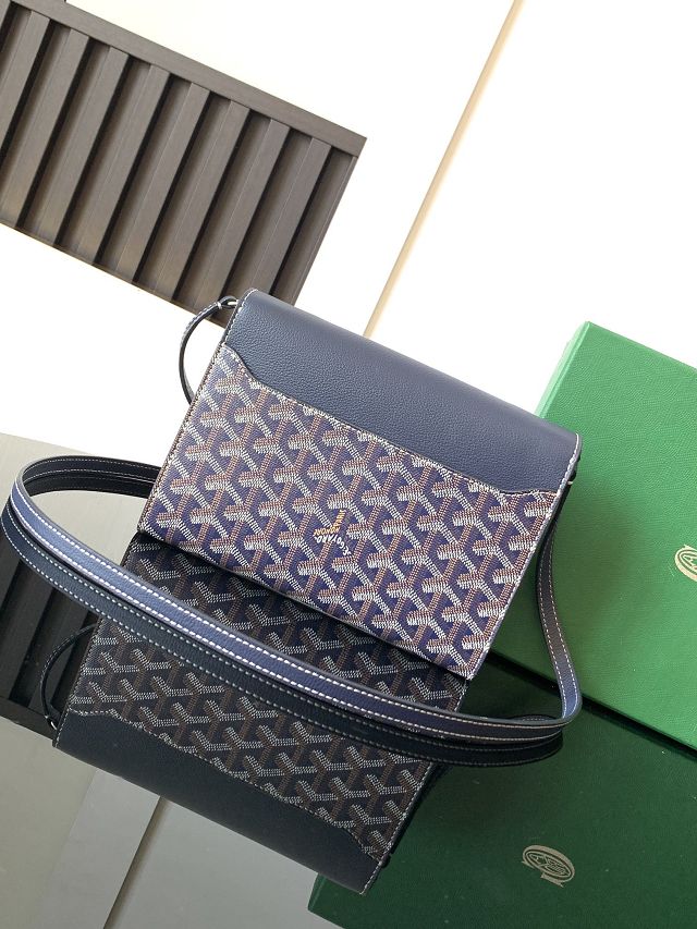 Goyard original canvas chypre wallet-pouch GY0120 navy blue