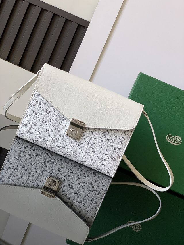 Goyard original canvas chypre wallet-pouch GY0120 white