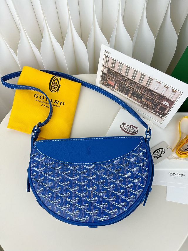 Goyard original canvas hirondelle bag GY0119 blue