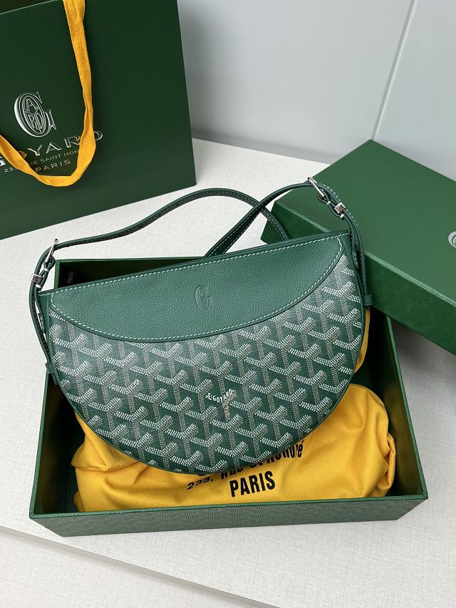 Goyard original canvas hirondelle bag GY0119 green