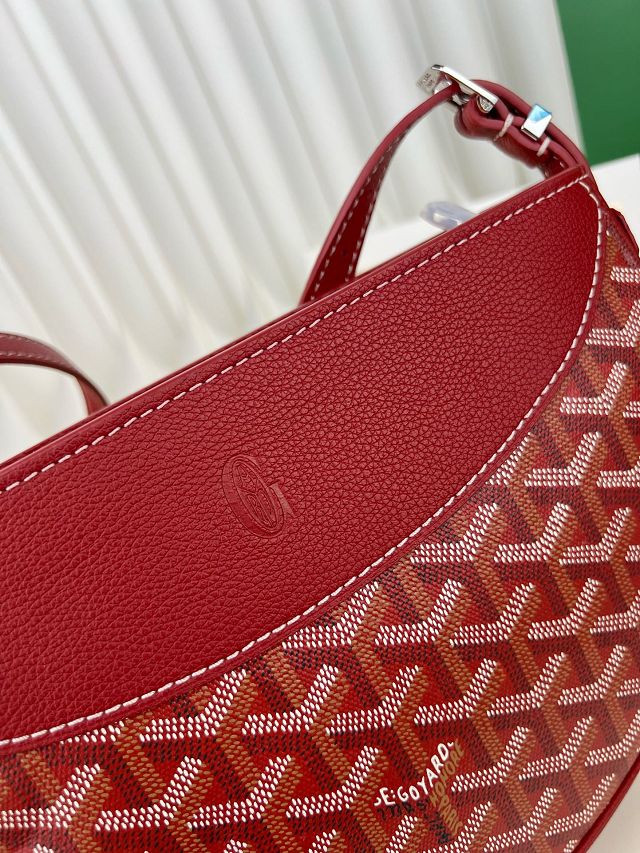 Goyard original canvas hirondelle bag GY0119 red