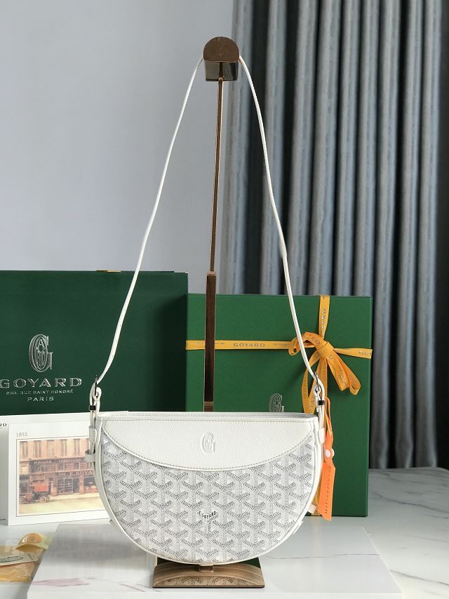 Goyard original canvas hirondelle bag GY0119 white