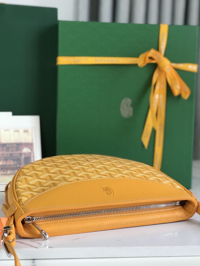 Goyard original canvas hirondelle bag GY0119 yellow