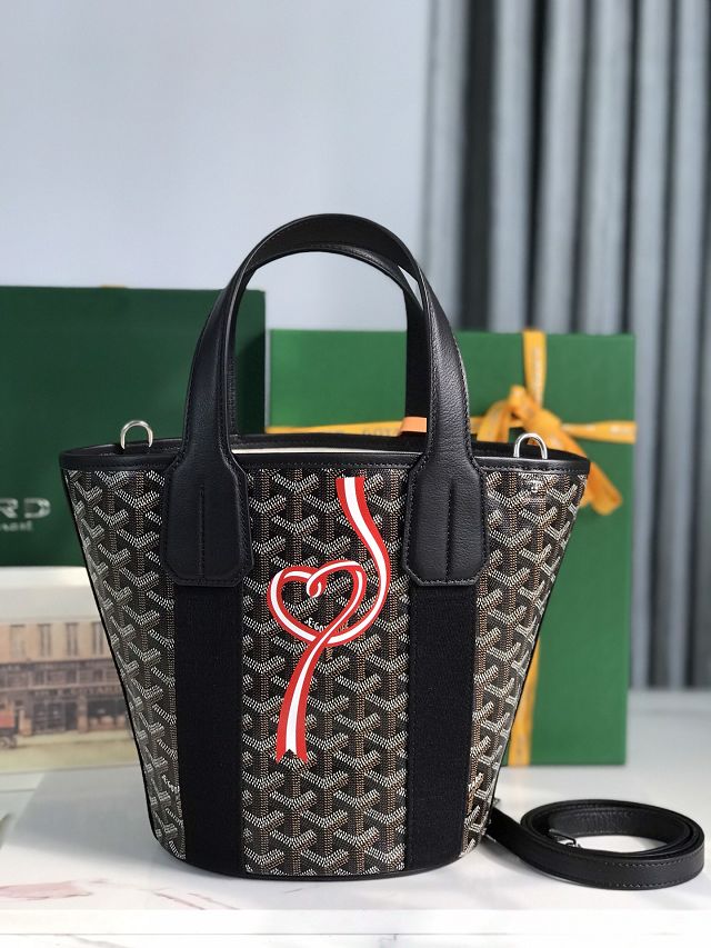 Goyard original canvas belharra small tote bag GY0115-2 black