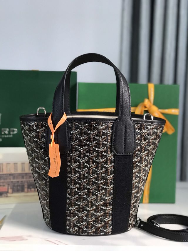 Goyard original canvas belharra small tote bag GY0115-2 black