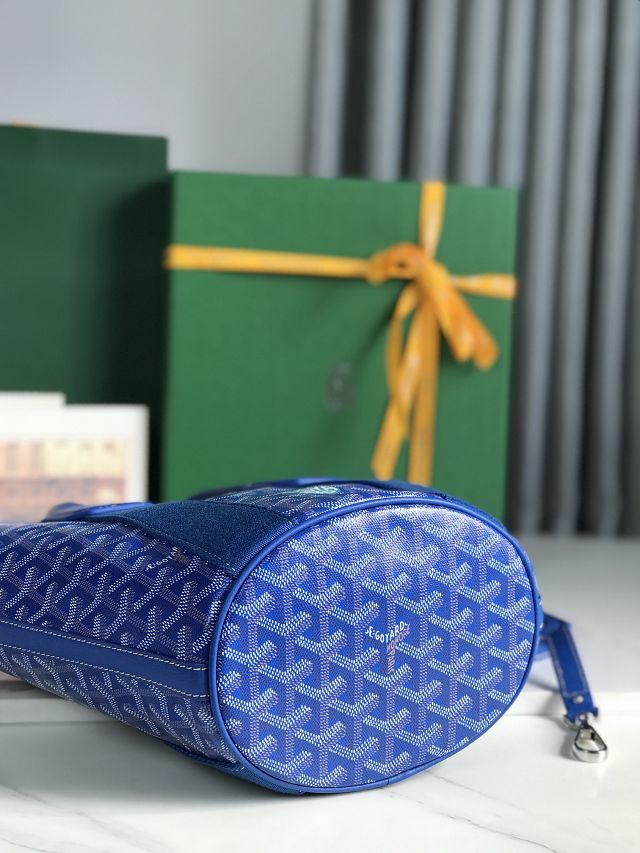 Goyard original canvas belharra small tote bag GY0115-2 blue