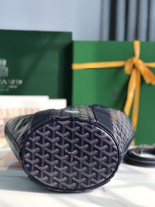 Goyard original canvas belharra small tote bag GY0115-2 navy blue