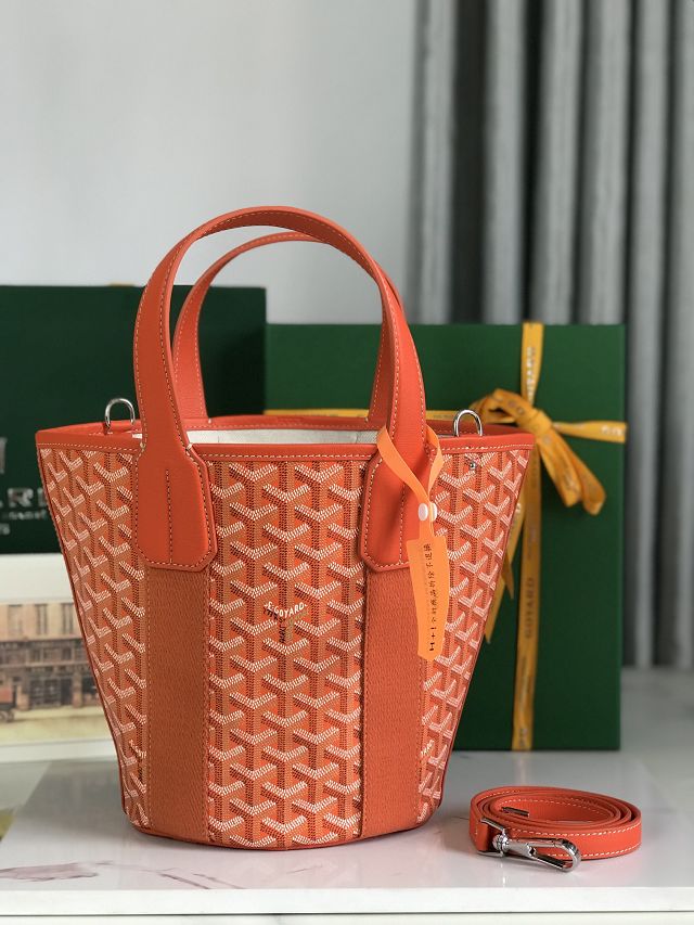 Goyard original canvas belharra small tote bag GY0115-2 orange