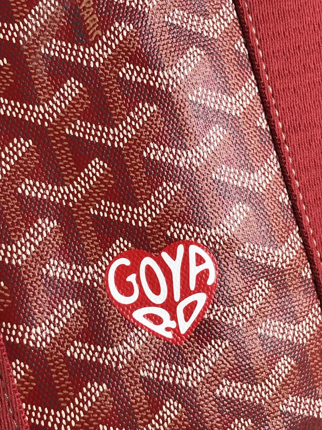 Goyard original canvas belharra small tote bag GY0115-2 red