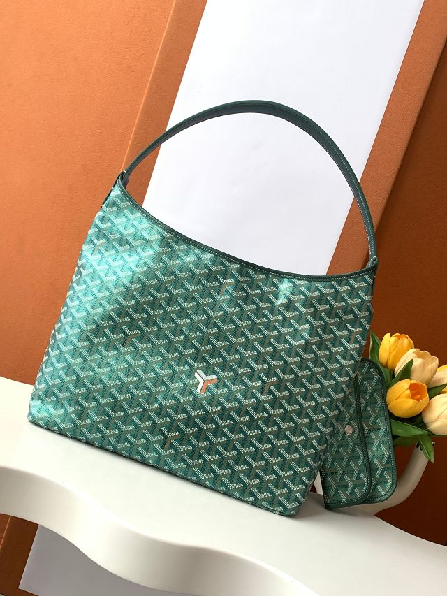 Goyard original canvas boheme hobo bag GY0094 pearly green