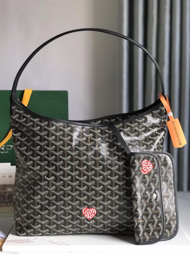 Goyard original canvas boheme hobo bag GY0094-2 black