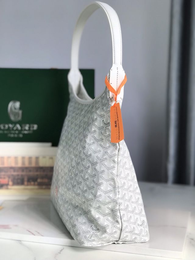 Goyard original canvas boheme hobo bag GY0094-2 white