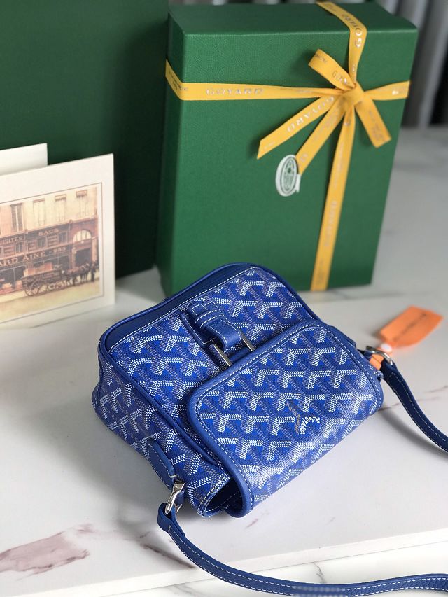 Goyard original canvas grand bleu PM GY0121 blue