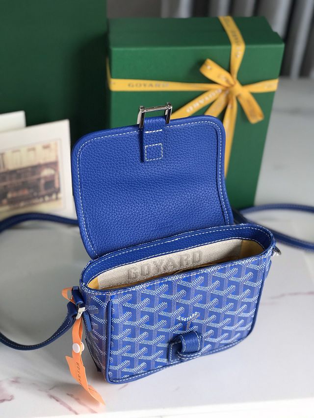 Goyard original canvas grand bleu PM GY0121 blue