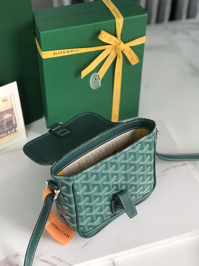 Goyard original canvas grand bleu PM GY0121 green