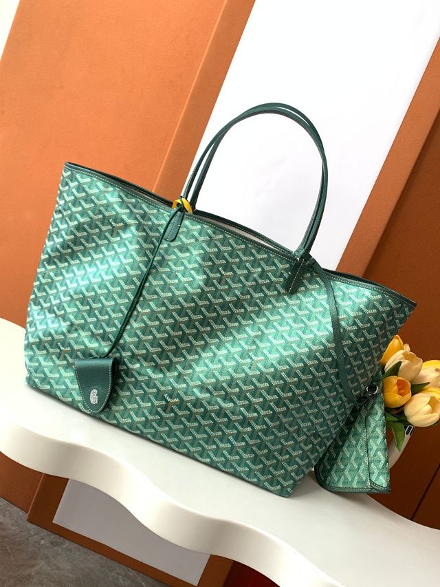 Goyard original canvas saint louis GM bag GY0083 pearly green